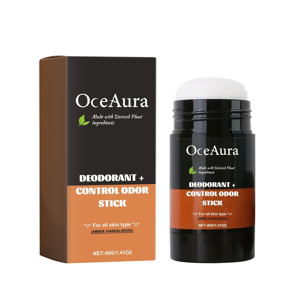 Bím Khử Mùi OceAura, Điều Kiểm Soát Mùi Bọc, Gọn Nhẹ và Di Động Giảm Mùi Dưới Cánh Tay, Khử Mùi Lâu Dài.