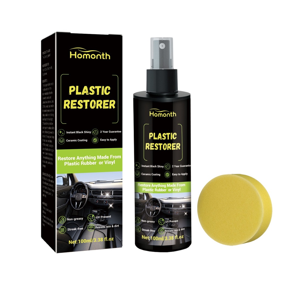 Homonth Plastic Restorer, Chất tẩy rửa nội thất xe hơi, Cục phủ chống bụi trên ghế