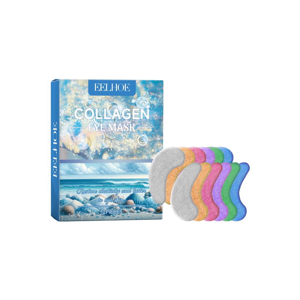 Mặt nạ mắt collagen EELHOE, loại bỏ tinh thể muối, nâng cơ, dưỡng ẩm và chống lão hóa