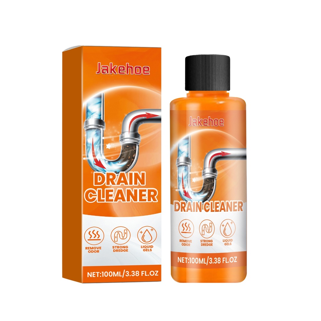 Jakehoe Dụng cụ làm sạch đường thoát, Dễ dàng thông các ống toilet và bồn rửa nhà bếp với một chất tẩy rửa khử mùi mạnh mẽ