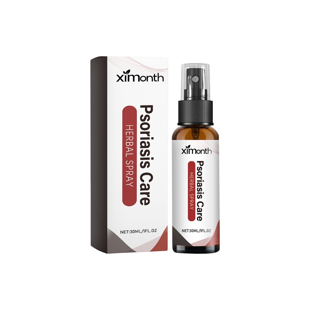 Ximonth Psoriasis Care Herbal Spray, Giảm Ngứa Làn Da Đỏ Ẩm Sửa Chữa Da Mịn Màng Trong Tay Chân