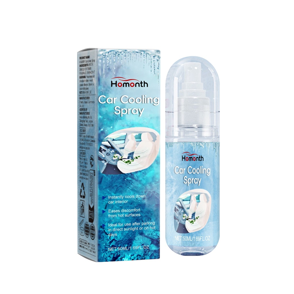 Sơn làm lạnh xe hơi Homonth, tác nhân làm lạnh xe mùa hè, làm mát bên trong cho sự thoải mái khi lái xe.