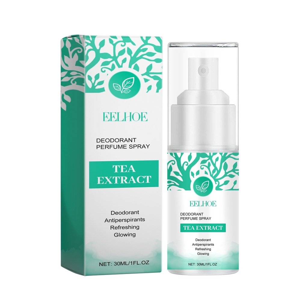 Eelhoe Xịt Khử Mùi Nách Trà Xanh, Khử Mùi Lâu Dài Hương Nhẹ, Xịt Khử Mùi Tươi Mát