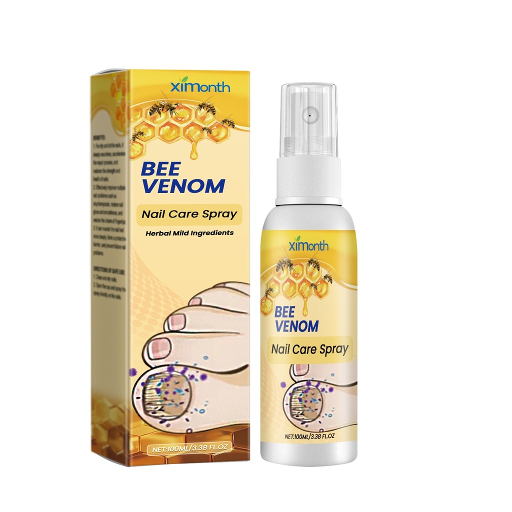 Ximonth Bình Xịt Móng Venom Ong, Giải Pháp Chăm Sóc Dinh Dưỡng Làm Sạch và Sửa Chữa Bàn Chân