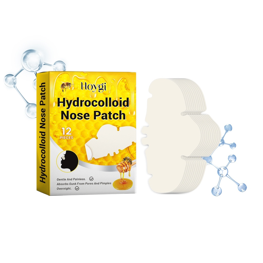 Miếng dán mũi hydrocolloid Hoygi, concealer vô hình hydrocolloid để loại bỏ mụn đầu đen và mụn trứng cá