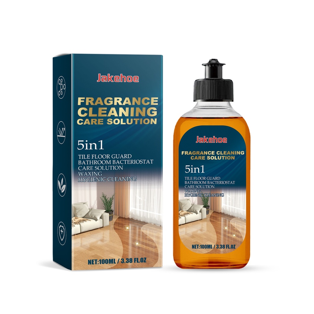 Nước vệ sinh sàn Jakehoe, chăm sóc gạch sàn gia đình, làm sạch, đánh bóng, loại bỏ vết bẩn và giải pháp làm sạch có hương thơm