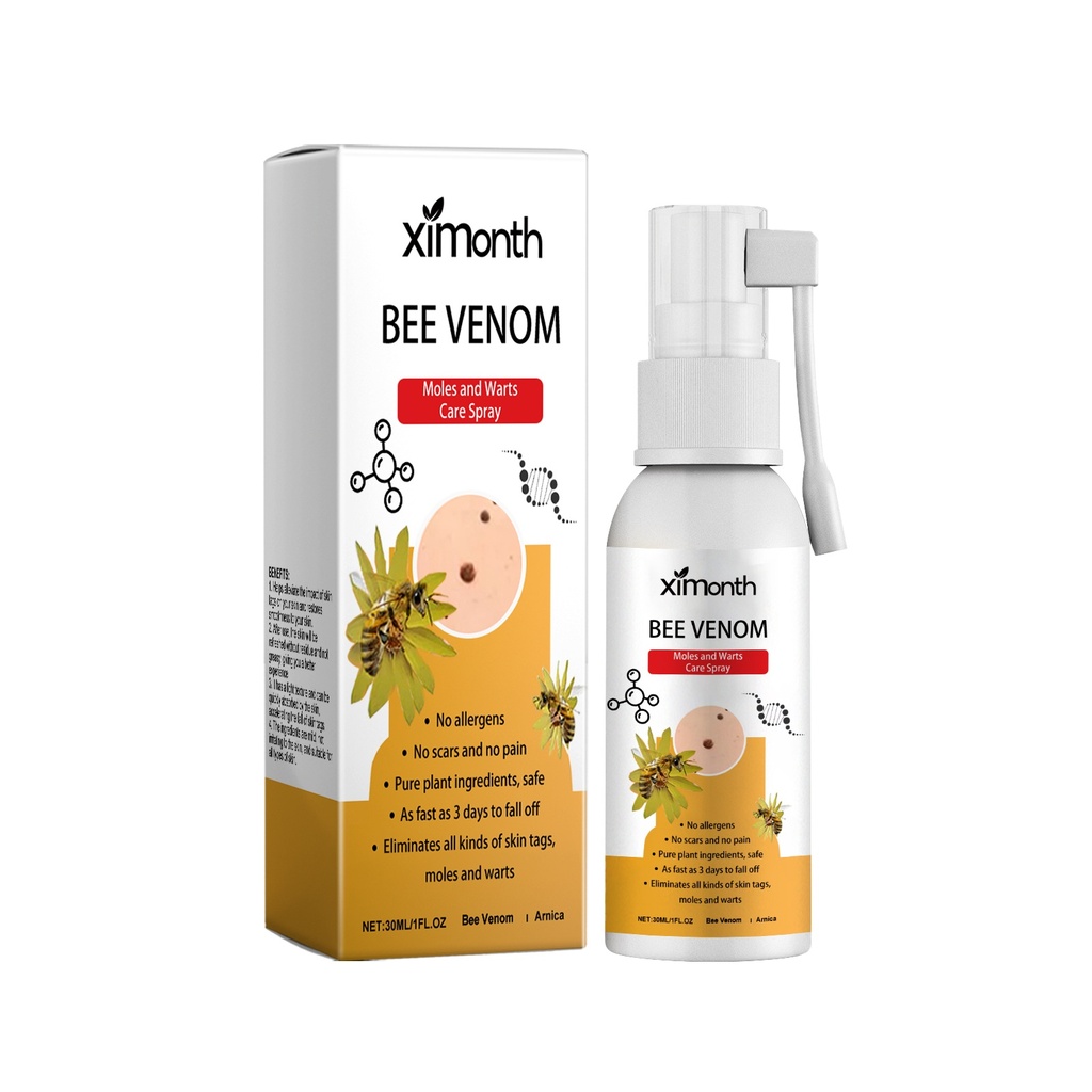 Ximonth Beesvenom Mụn cóc Chăm sóc Xịt Làm sạch Da, Chăm sóc nhẹ nhàng, Sửa chữa Mụn cóc