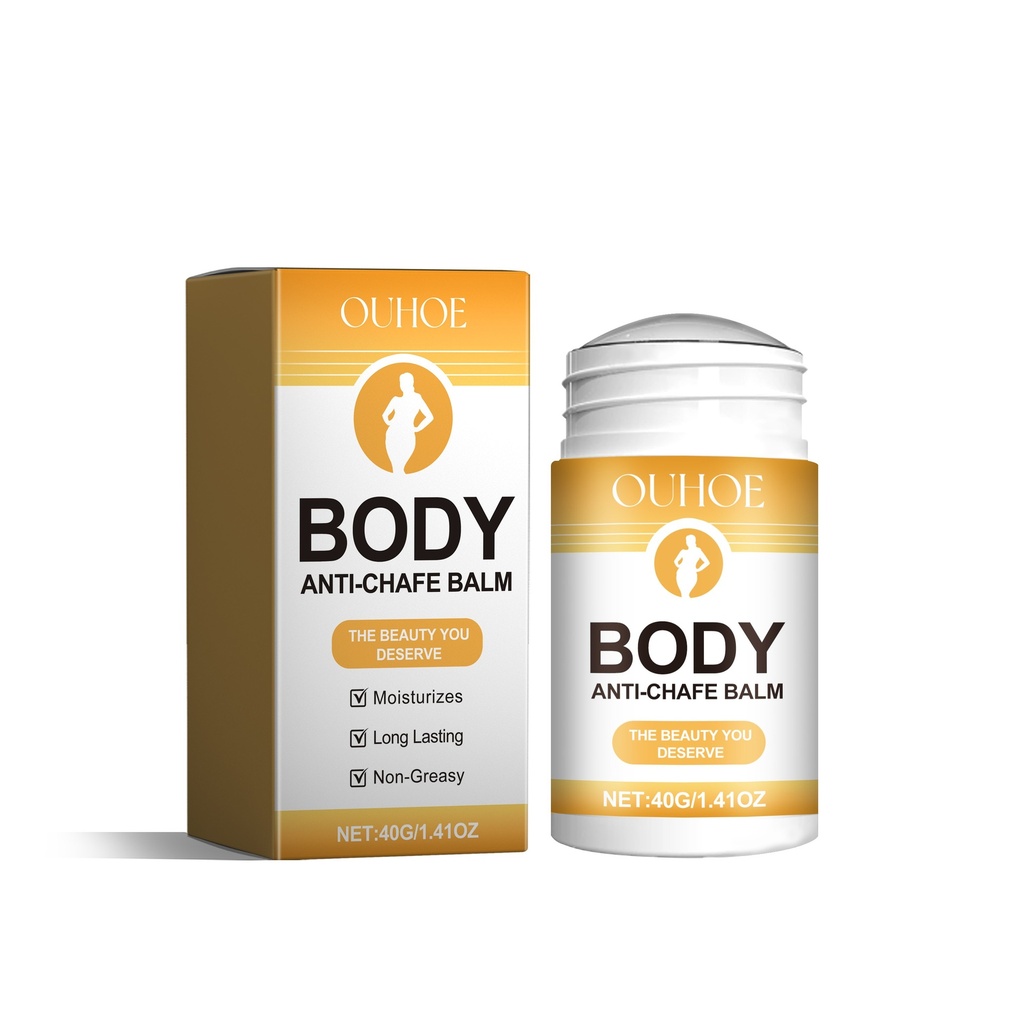 OUHOE Baume chống cọ xát cho cơ thể, cấp ẩm nhẹ nhàng cho da, ngăn ngừa nứt nẻ, ngăn ngừa cọ xát và chăm sóc khớp cơ thể
