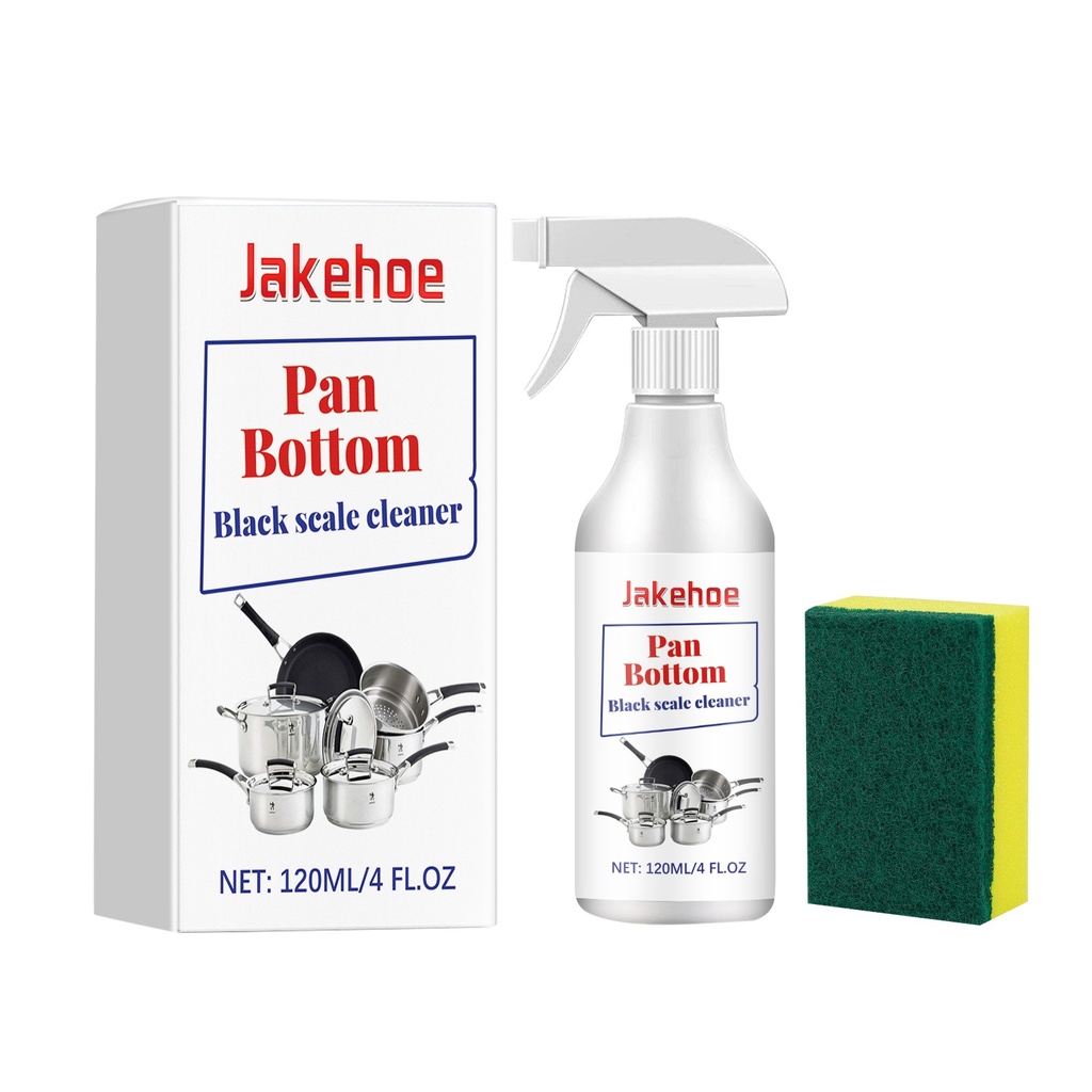 Nước Tẩy Vết Dầu Mỡ Đáy Chảo Jakehoe Đồ Dùng Nhà Bếp Làm Sạch Dầu Mỡ Nặng Khử Mùi Tẩy Tàu Bóng Chống Gỉ