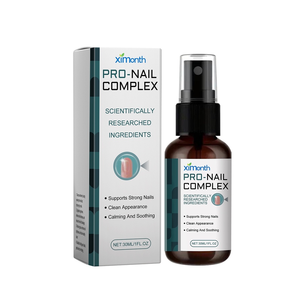 Ximonth Nail Care Spray - Xịt chăm sóc móng tay, móng chân và móng tay màu xám - Phục hồi nhẹ nhàng, dưỡng ẩm cho móng tay và tăng cường độ sáng bóng 