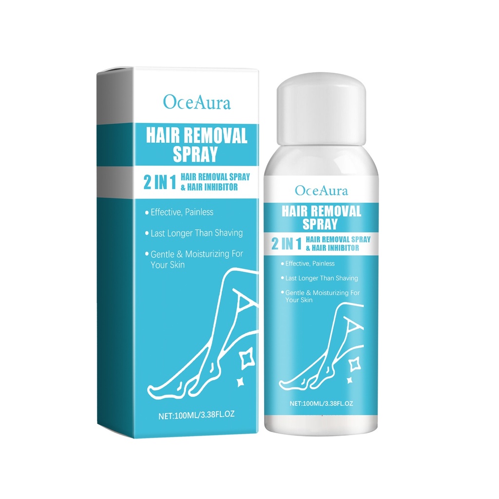 OceAura Xịt Tẩy Tóc Làm Mới Cung Cấp Độ ẩm Công Thức Nhẹ Nhàng Mịn Màng Tóc Tay Tóc Chân Da