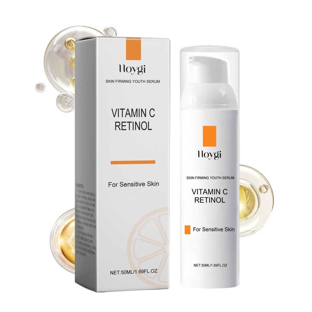 Sérum chống lão hóa vitamin C retinol Hoygi, chăm sóc da mặt dưỡng ẩm nhẹ nhàng