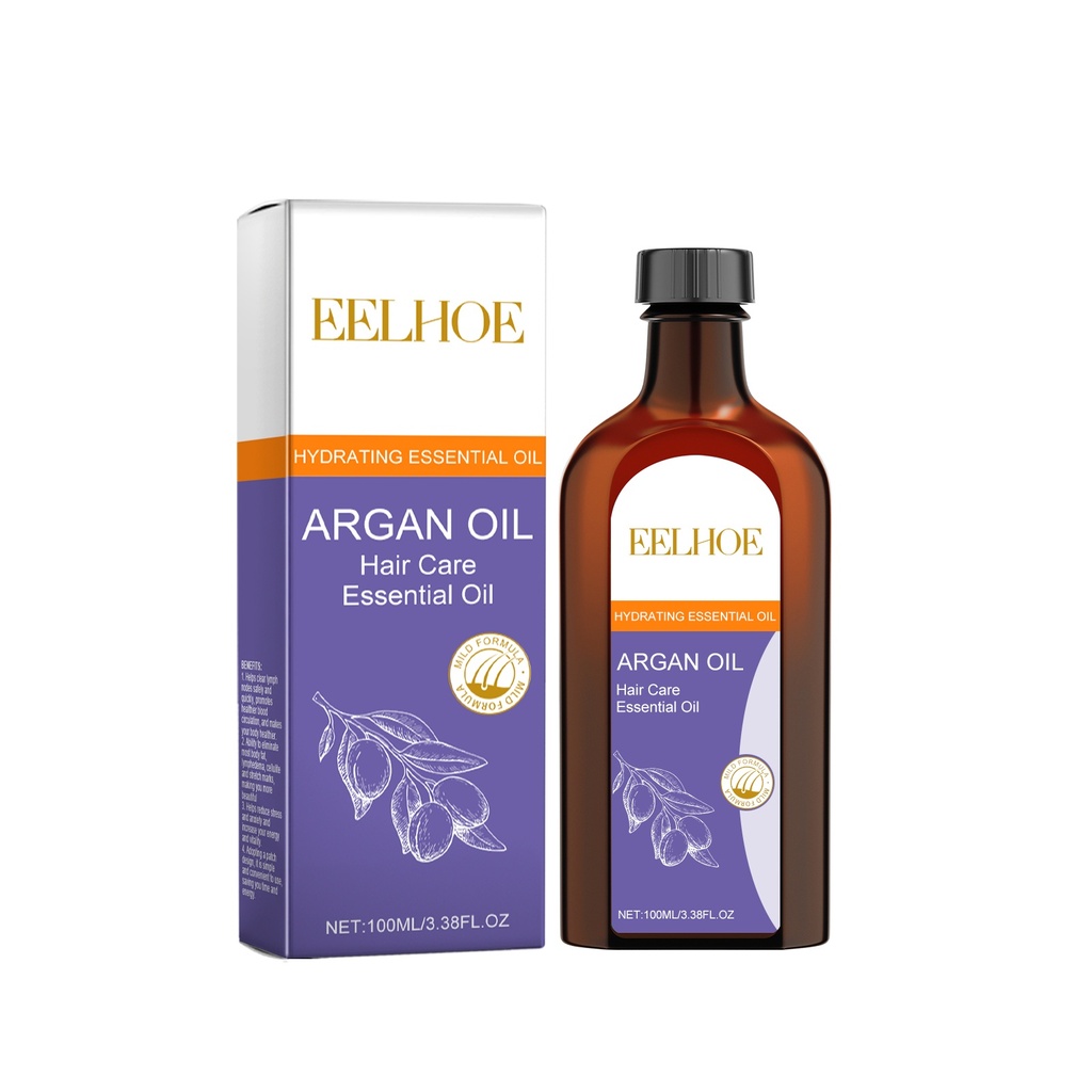 Dầu dưỡng tóc Eelhoe Argan, cấp ẩm và dưỡng ẩm cho tóc khô, mềm mại và thơm