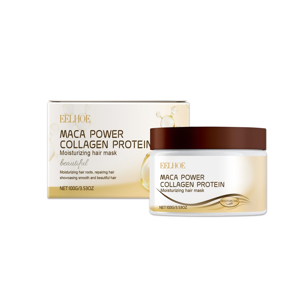 EELHOE Mặt Nạ Tóc, Collagen Nuôi Dưỡng Và Sửa Chữa Tóc Chẻ Ngọn, Làm Sáng, Tăng Cường Và Cung Cấp Độ Ẩm Mặt Nạ Tóc