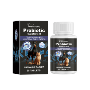 Viên probiotic tổng hợp Yegbong cho mèo và chó, Viên bổ sung dinh dưỡng cho thú cưng, Dinh dưỡng cho chó và mèo
