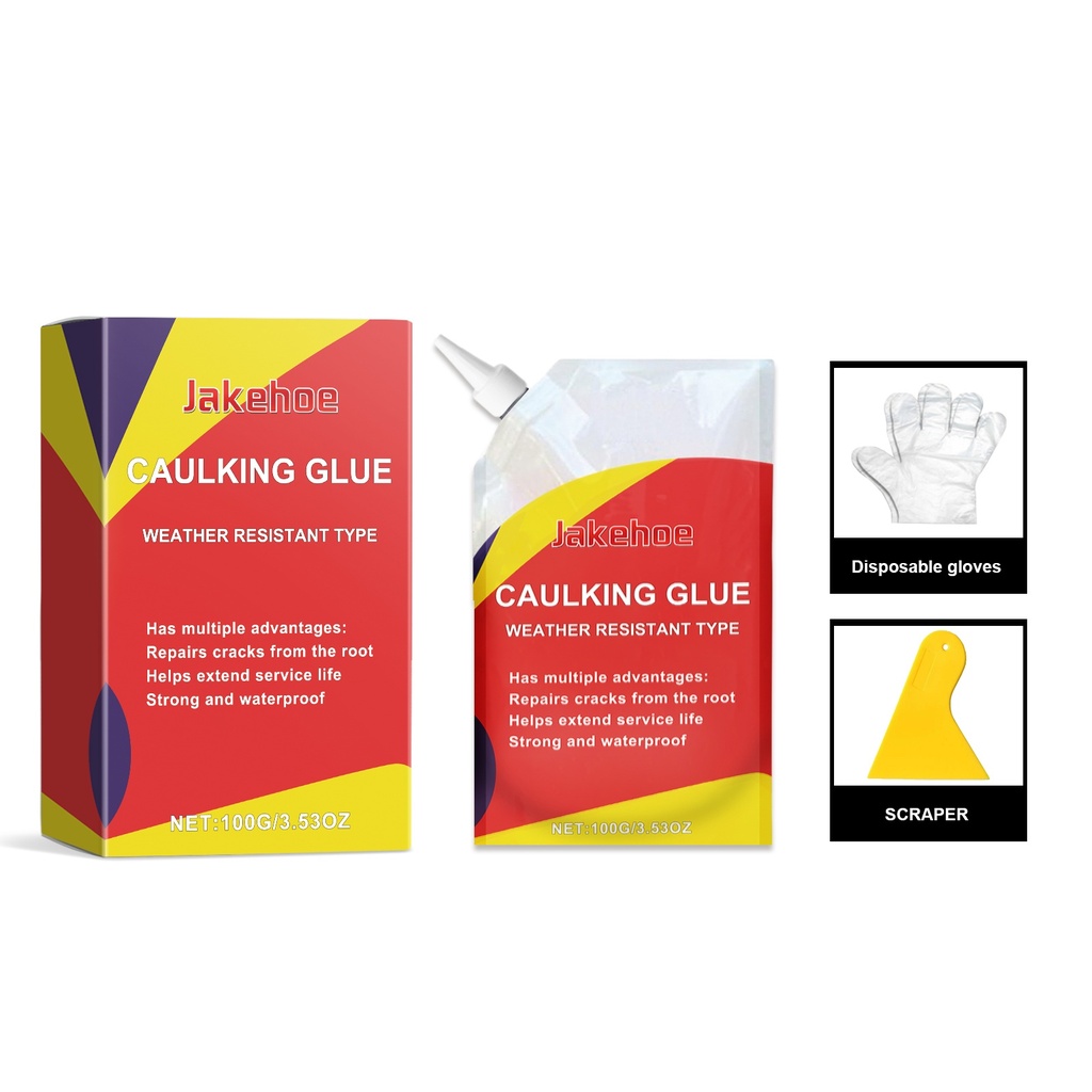 Keo dán chống thấm Jakehoe, keo sửa chữa vết nứt tường, keo dán chống thấm cho gạch rơi