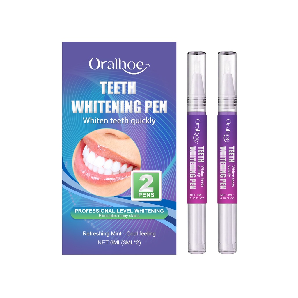 Bút Gel Chăm sóc Răng miệng Oralhoe Sạch tẩy nhẹ nhàng Rạng rỡ tự nhiên Bút làm đẹp