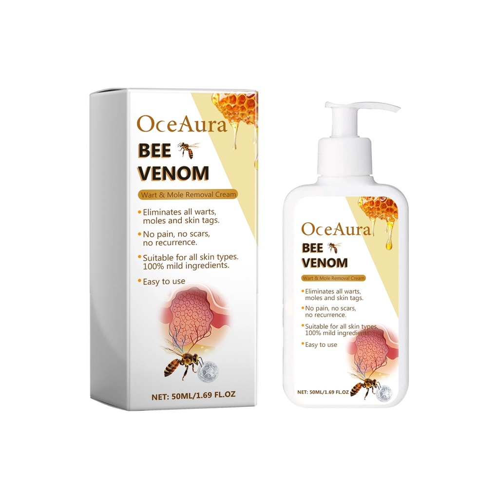 Kem Dưỡng Chất Hương Thảo Venom Ong OceAura, Làm Sạch Nhẹ Nhàng và Khôi Phục Trong Chăm Sóc Da Hàng Ngày.