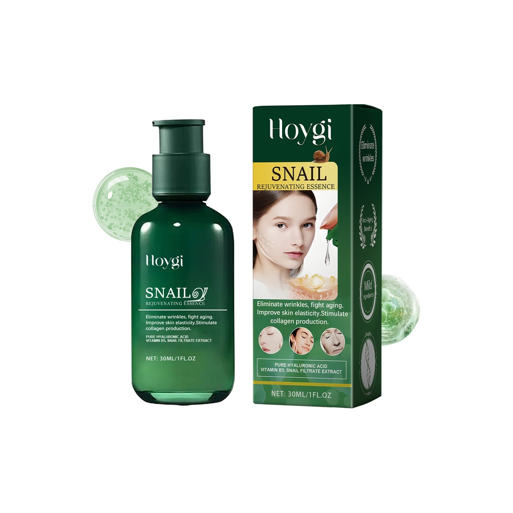 Serum Làm Căng Da Ốc Sên Hoygi Cung Cấp Nước Mạnh Mẽ, Xóa Nếp Nhăn Và Sửa Chữa Da Mỏng
