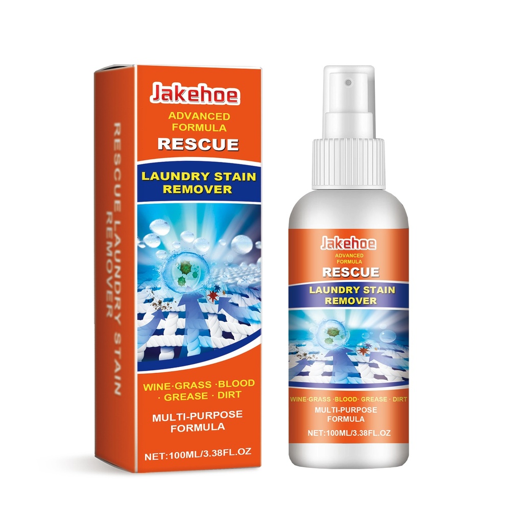 Spray tẩy trắng Jakehoe Decontamination cho quần áo trắng, Spray vệ sinh tẩy vết sữa, vết rượu, spray cổ áo