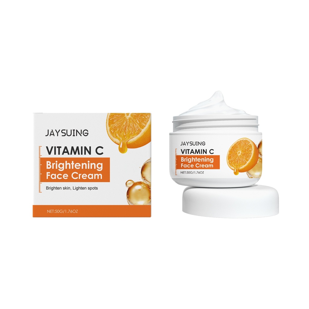 Kem Dưỡng Da Vitamin C Jaysuing Cung Cấp Ẩm, Dưỡng Chất, Làm Sáng và Đậm Đặc Da Với Hương Vị Trái Cây Và Kem Dưỡng Da Vitamin C