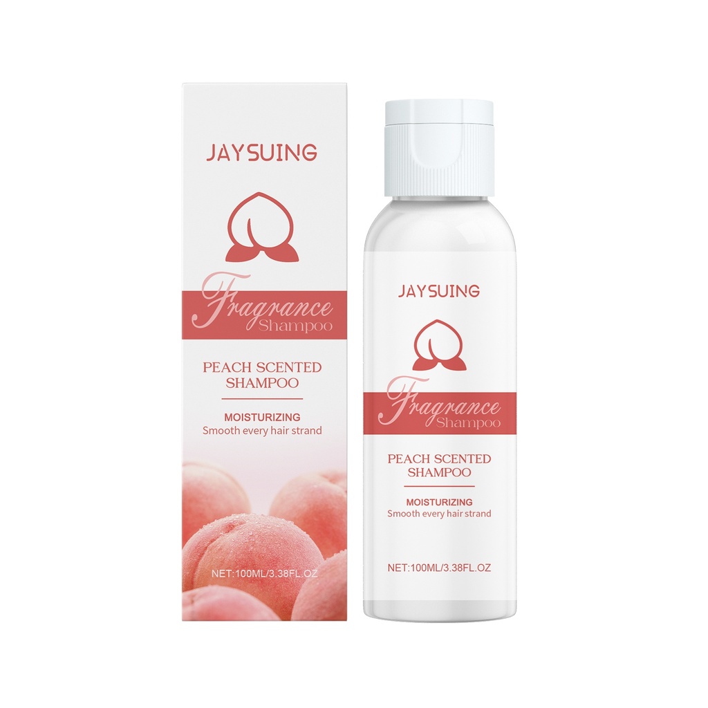 Jaysuing Ladies White Peach Fragrance Shampoo, Dầu gội có hương đào trắng dành cho phái đẹp, Dầu gội nuôi dưỡng nhẹ nhàng cho tóc khô và mượt