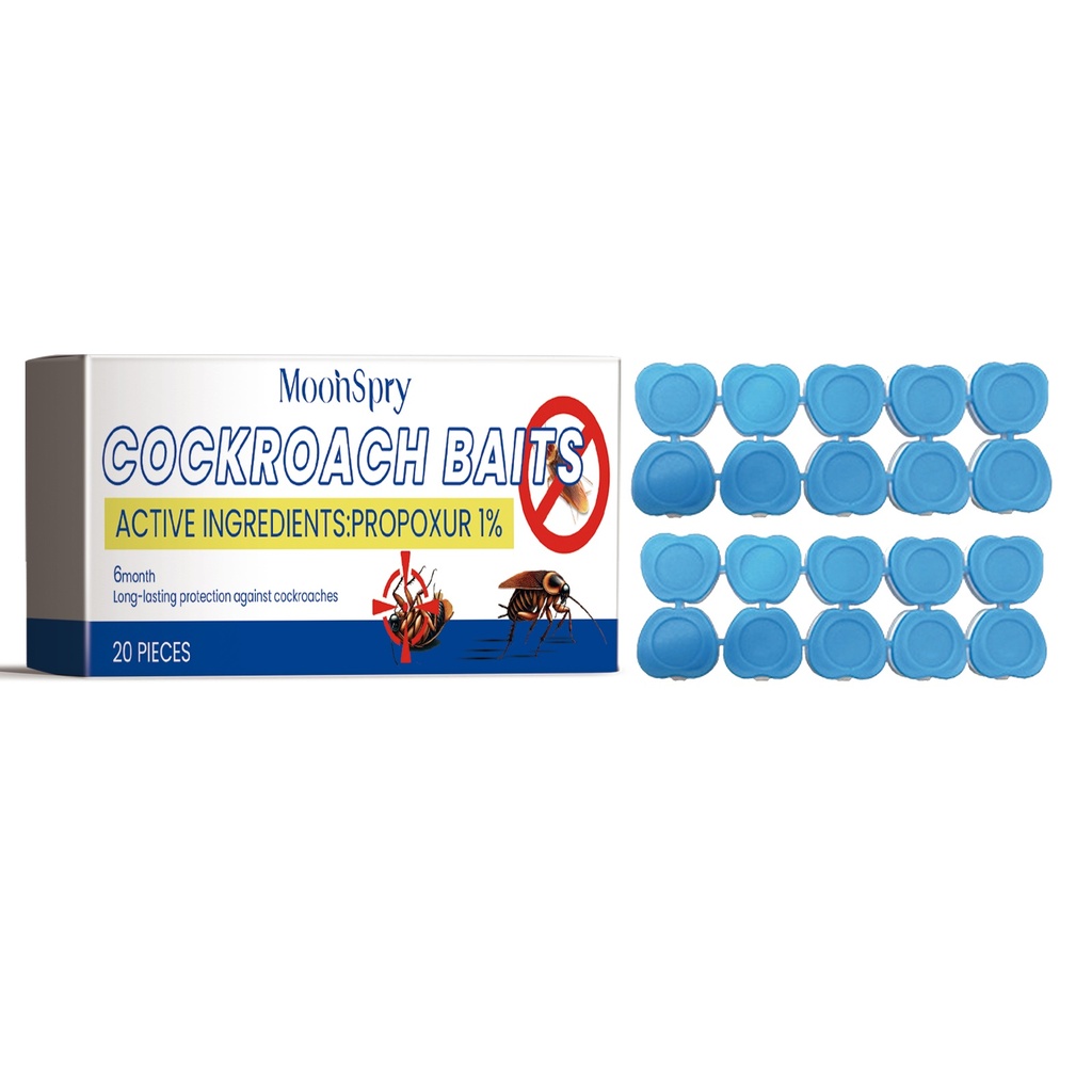 Miếng Dán Bait Cockroach MoonSpry Miếng Bait Cockroach Dán Mẽ Cá Cô Quệt Gián Làm Bẫy Nhà Bếp Kiểm Soát Giai Điệu