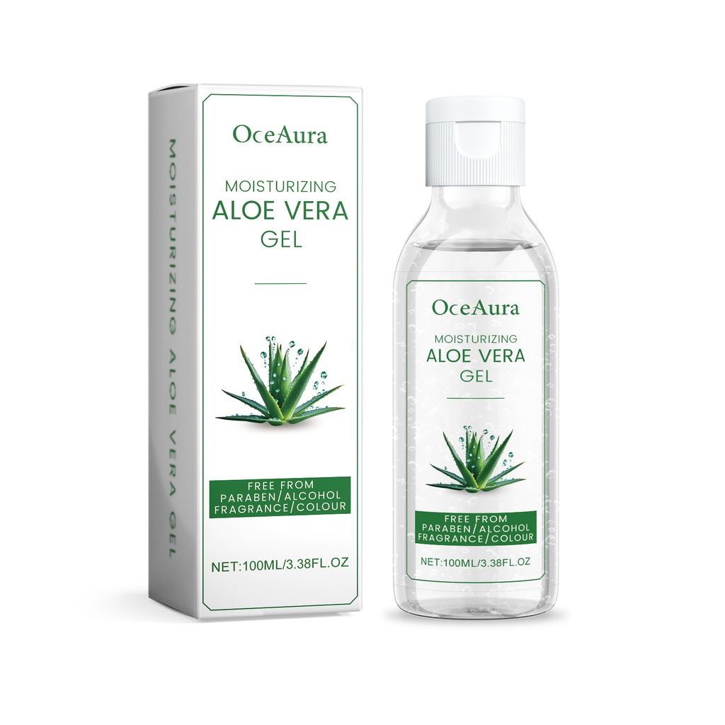 OceAura Gel Dưỡng Ẩm Aloe Vera Giúp Dưỡng Ẩm Và Sửa Chữa Da Mặt Sau Ánh Nắng