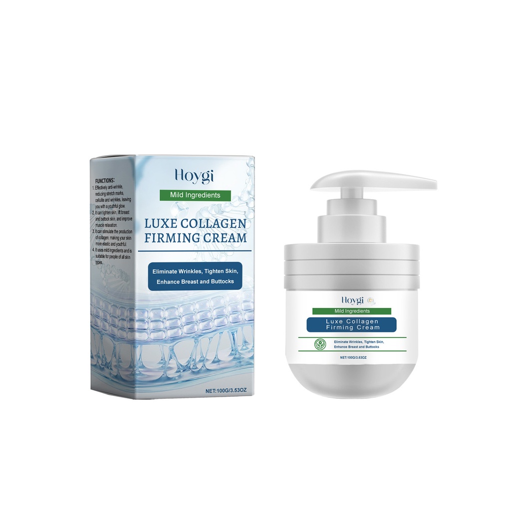 Kem Body Collagen Hoygi giúp làm săn chắc vùng ngực và mông, chăm sóc da body bằng massage cung cấp độ ẩm và dưỡng ẩm