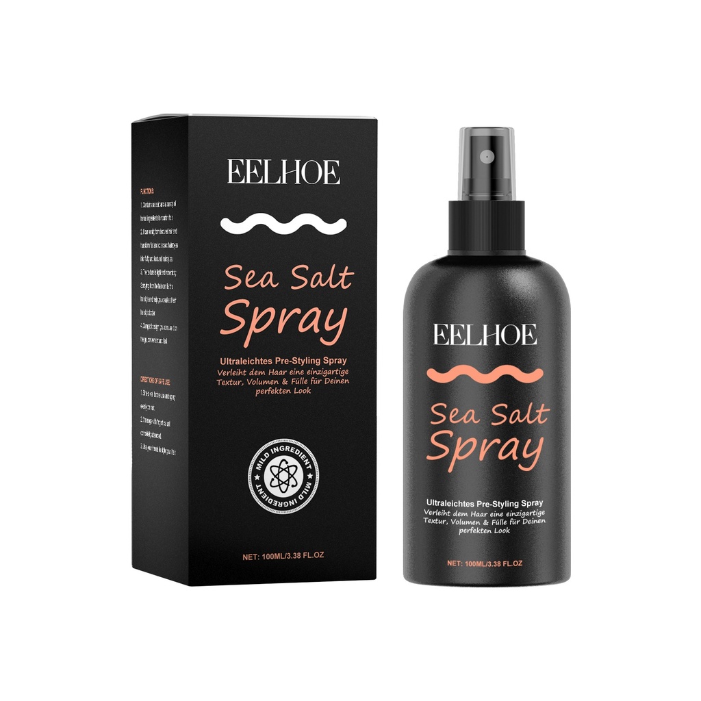 EELHOE Hair Sea Salt Styling Spray Dầu Kiểm Soát Dầu Làm Mới Tóc Tăng Độ Phồng Tóc Xịt Khô Để Lại