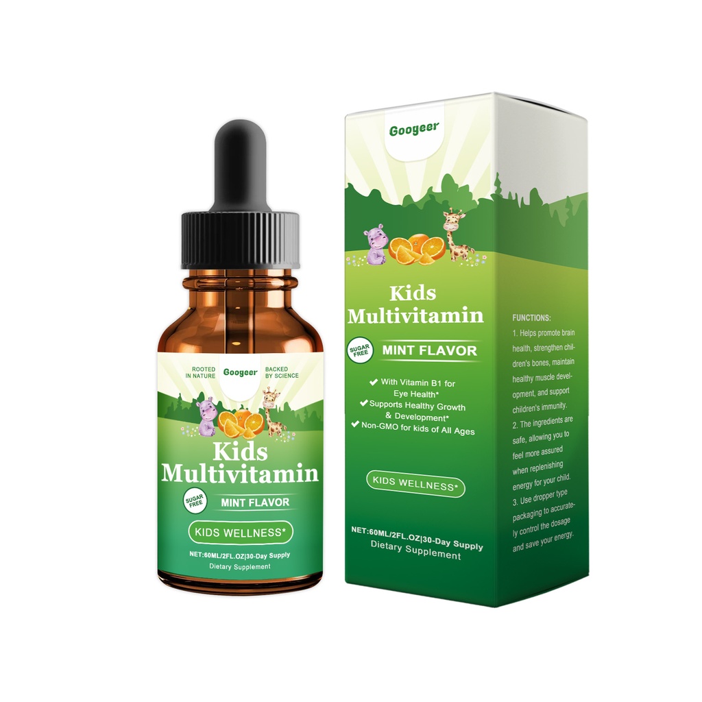 Googeer Giọt Vitamin Tổng Hợp Trẻ Em, Thực Phẩm Bổ Sung Dinh Dưỡng Dành Cho Chữa Trị Cơ Thể