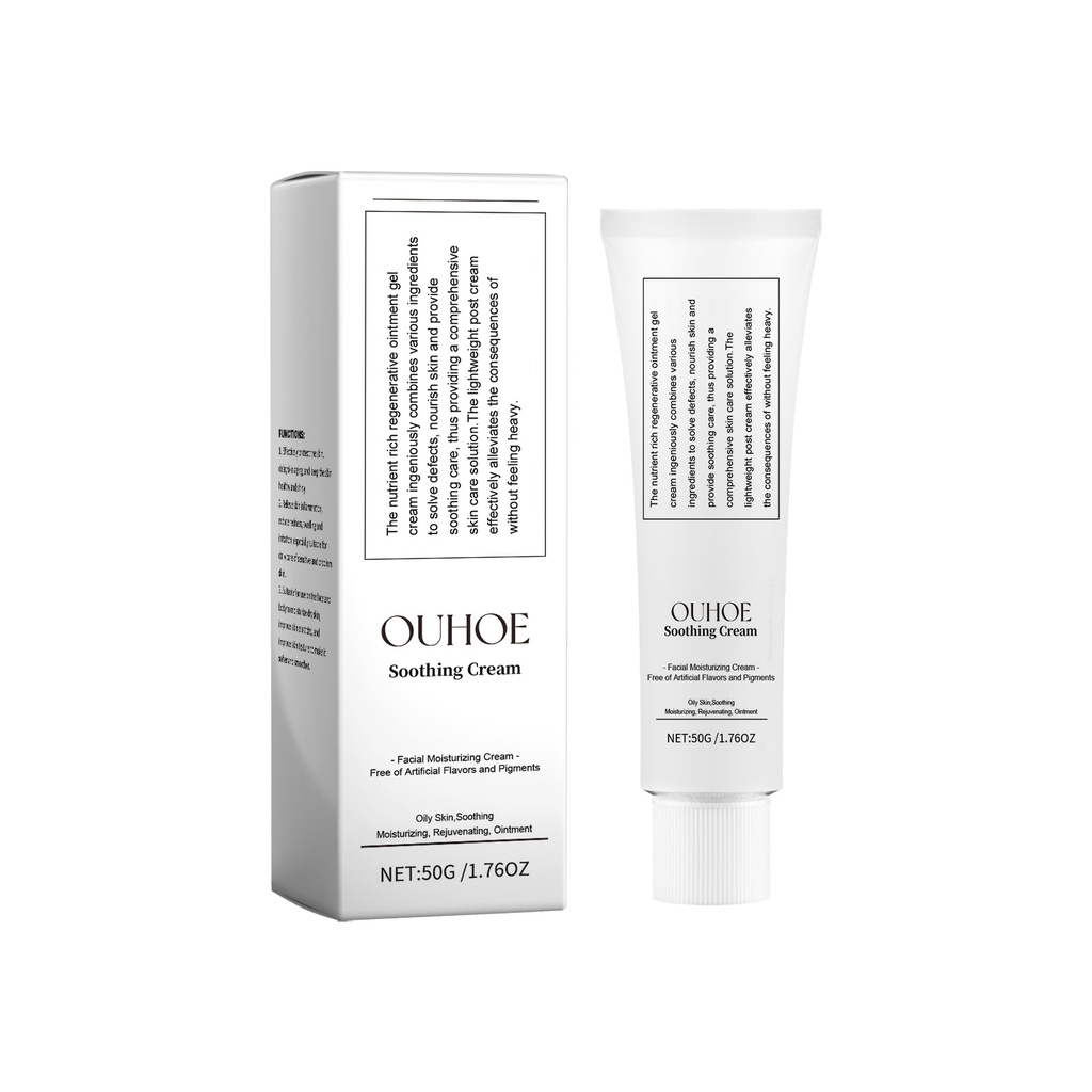 Kem Dưỡng Ẩm Và Làm Dịu OUHOE, Dưỡng Ẩm Và Cải Thiện Tình Trạng Da Mặt, Sửa Chữa Nhẹ Nhàng Và Làm Chắc Da