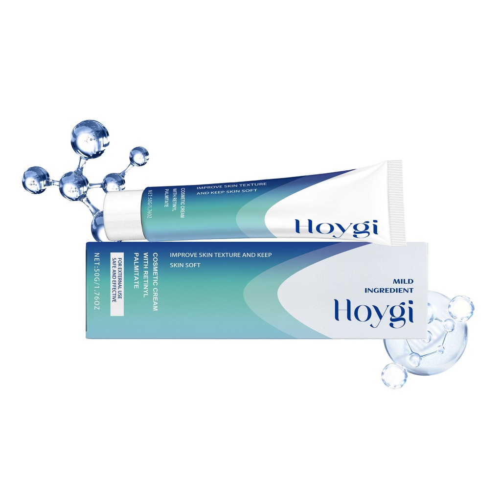 Kem Retinol Hoygi cung cấp độ ẩm, nuôi dưỡng và làm ẩm cho da mặt, giảm nếp nhăn, cải thiện chất lượng da và kem làm săn chắc da mặt