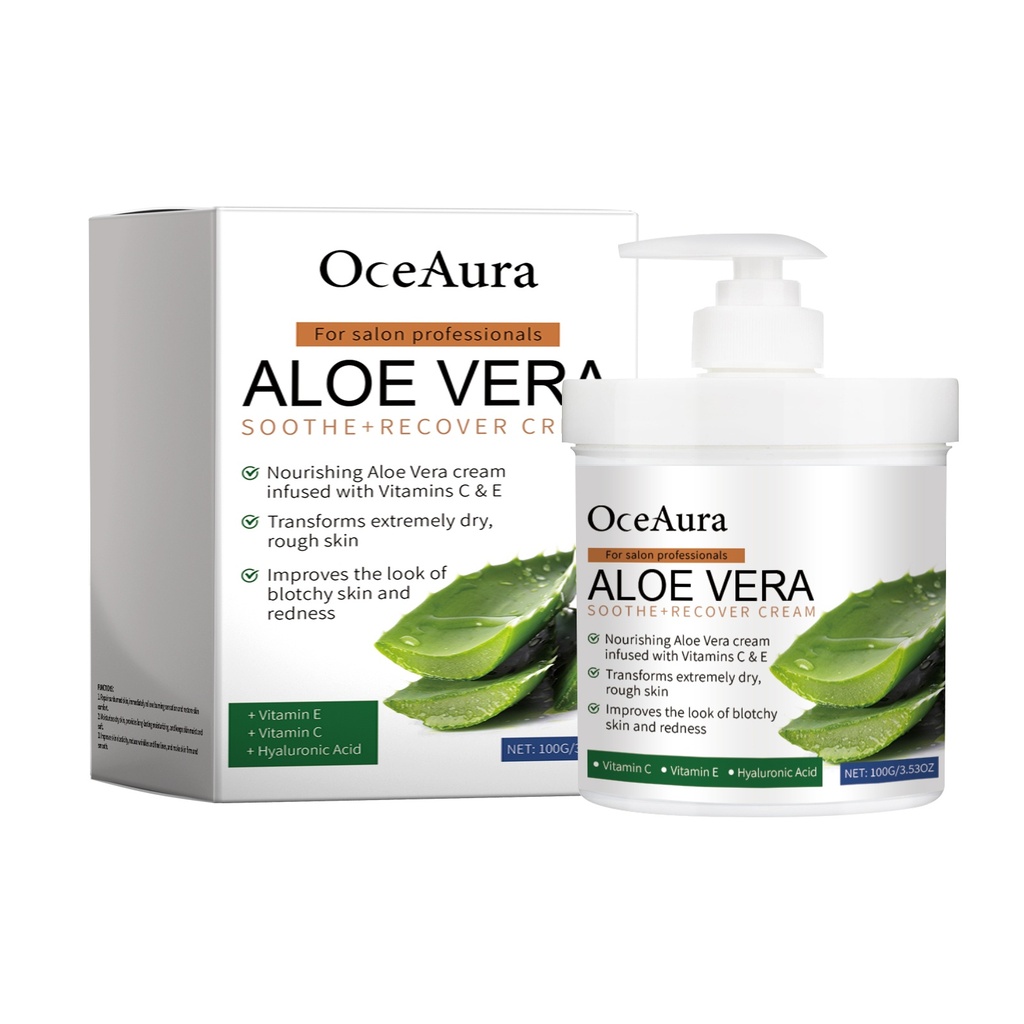 Kem Repair Sau Nắng OceAura Aloe Vera, Dưỡng Ẩm Và Cung Cấp Độ Ẩm