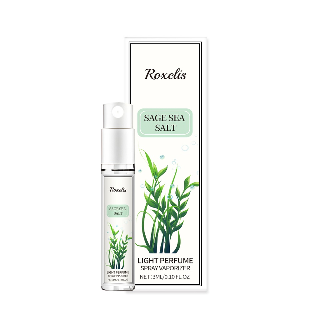 Roxelis Sage Sea Salt Eau De Parfum Spray Mùi hương nhẹ nhàng bền lâu, Tươi mới không dính, Hương thơm nhẹ