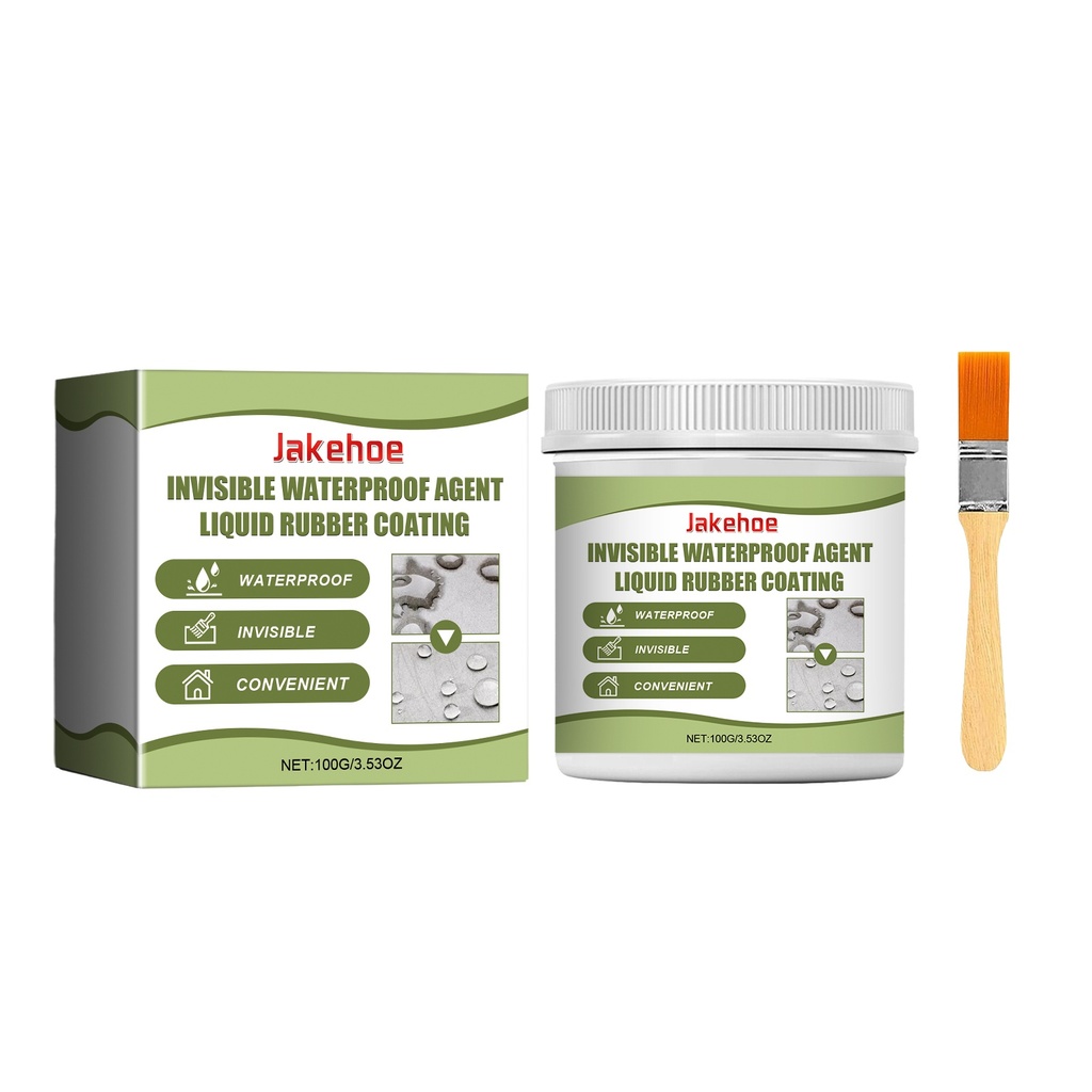 Keo dán chống thấm vô hình Jakehoe; keo trong suốt chống thấm bịt kín gạch mà không bị vỡ; sơn chống thấm