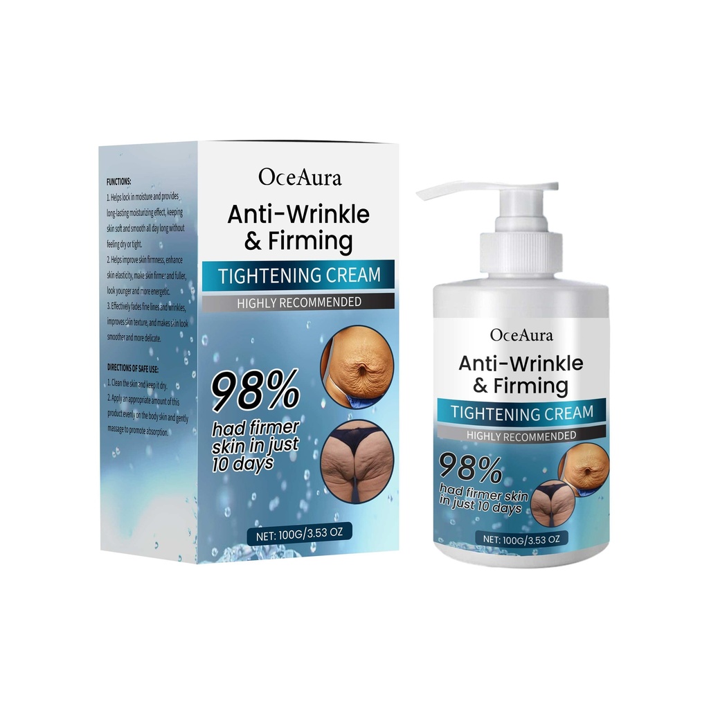 Kem dưỡng thể OceAura cấp ẩm và dưỡng ẩm cho làn da, giảm nếp nhăn và cải thiện chất lượng da