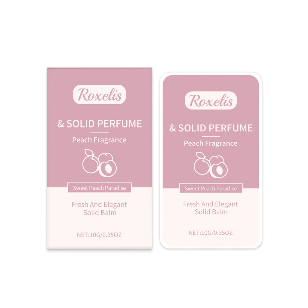 Nước hoa rắn vị đào Roxelis, hương trái cây tươi nhẹ, bền hương, dễ mang theo, bơm nước hoa rắn trái cây