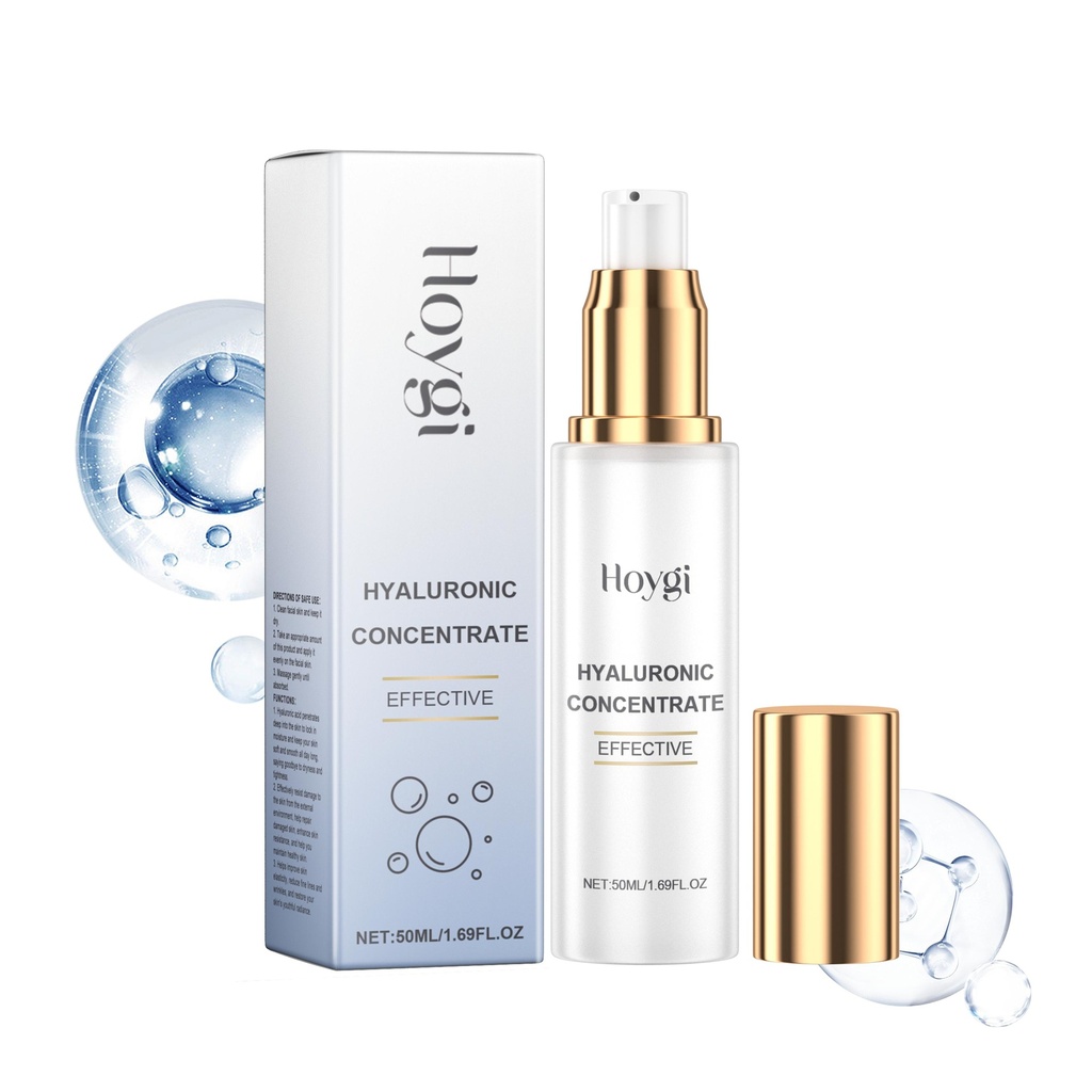Hoygi Hyaluronic Acid Hydrating Essence nuôi dưỡng nhẹ nhàng cho da, cung cấp độ ẩm, làm mềm, giúp sáng và trẻ hóa da.