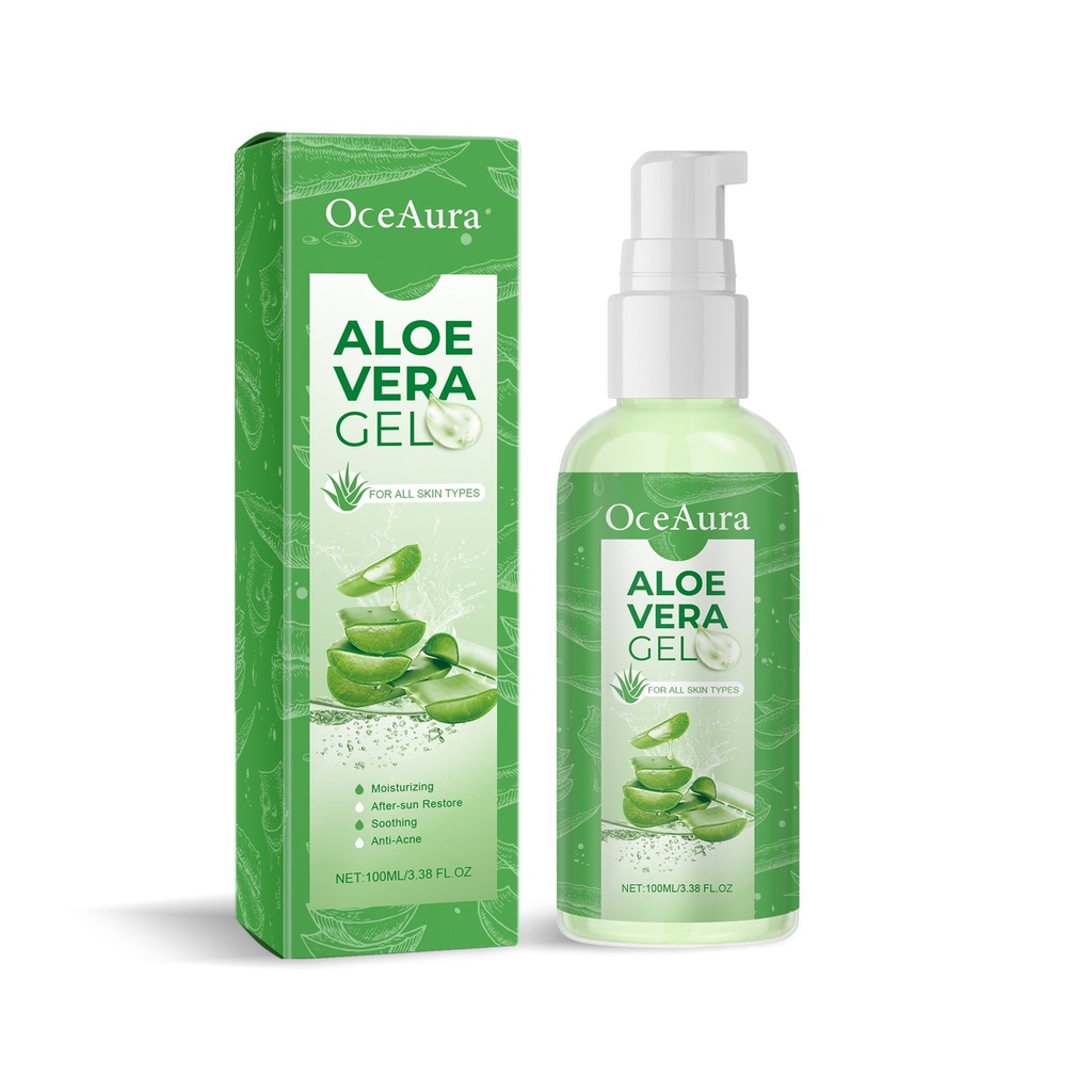 OceAura Gel Dưỡng Ẩm và Làm Mềm Da Lô Hội, Giúp Cấp Ẩm và Làm Mát Da