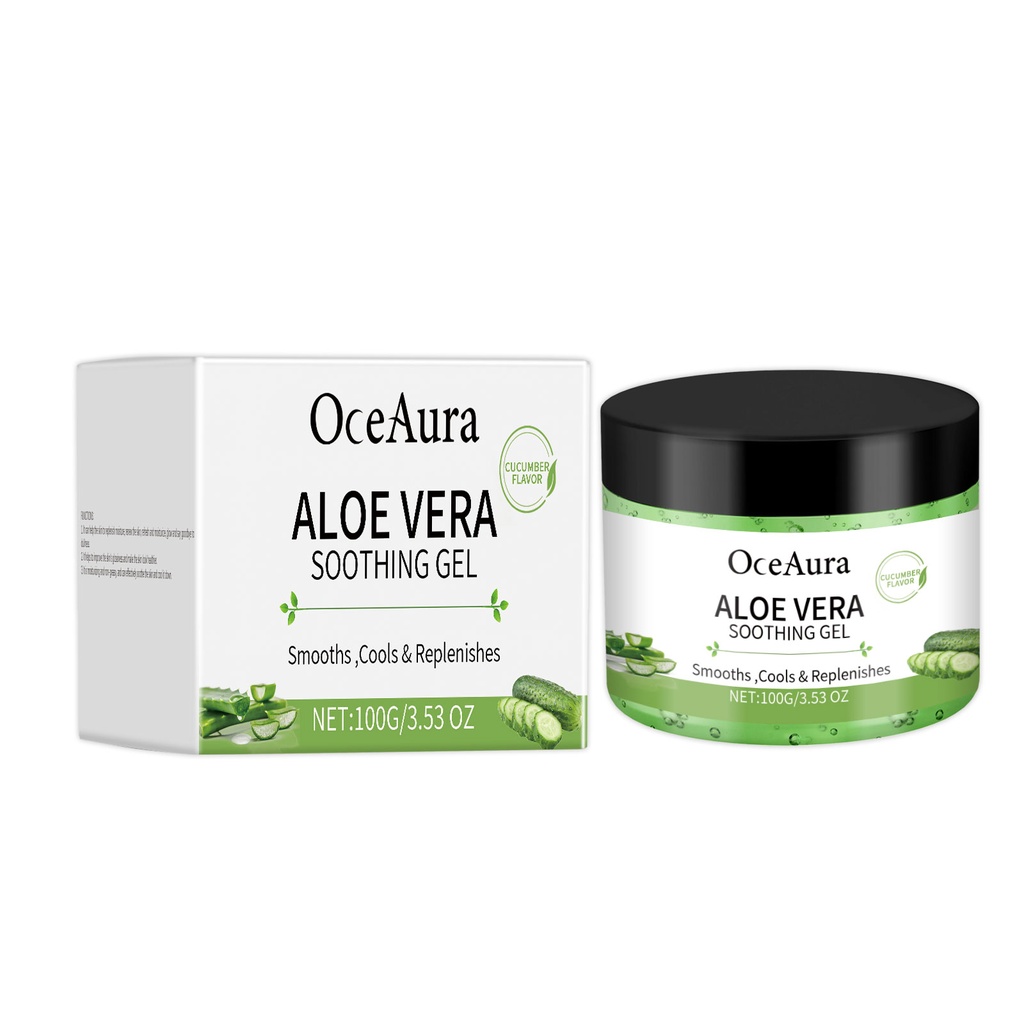 Gel Dưa Leo Aloe Vera OceAura, Dưỡng Ẩm Và Làm Mát Chăm Sóc Cơ Thể Dưỡng Da Cấp Ẩm Và Làm Mát