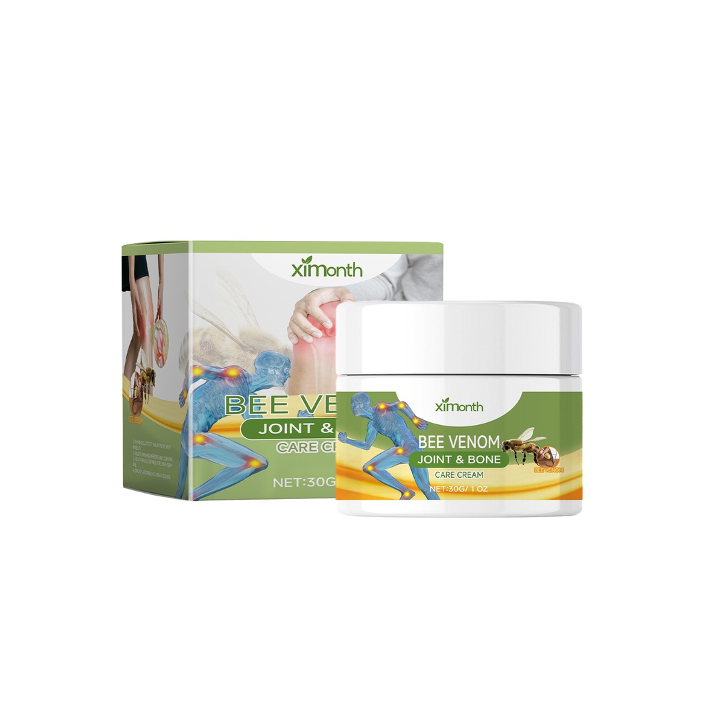Kem giảm đau khớp Ximonth Bee Venom, Kem massage nhẹ nhàng và dịu cho đầu gối và chân
