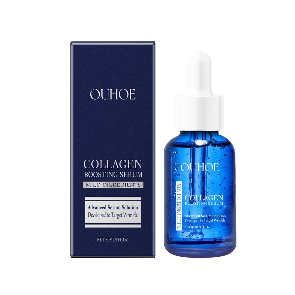 Serum làm săn chắc OUHOE, làm săn chắc collagen, cung cấp độ ẩm, làm mịn các đường nhăn, nuôi dưỡng và tinh chất đàn hồi.