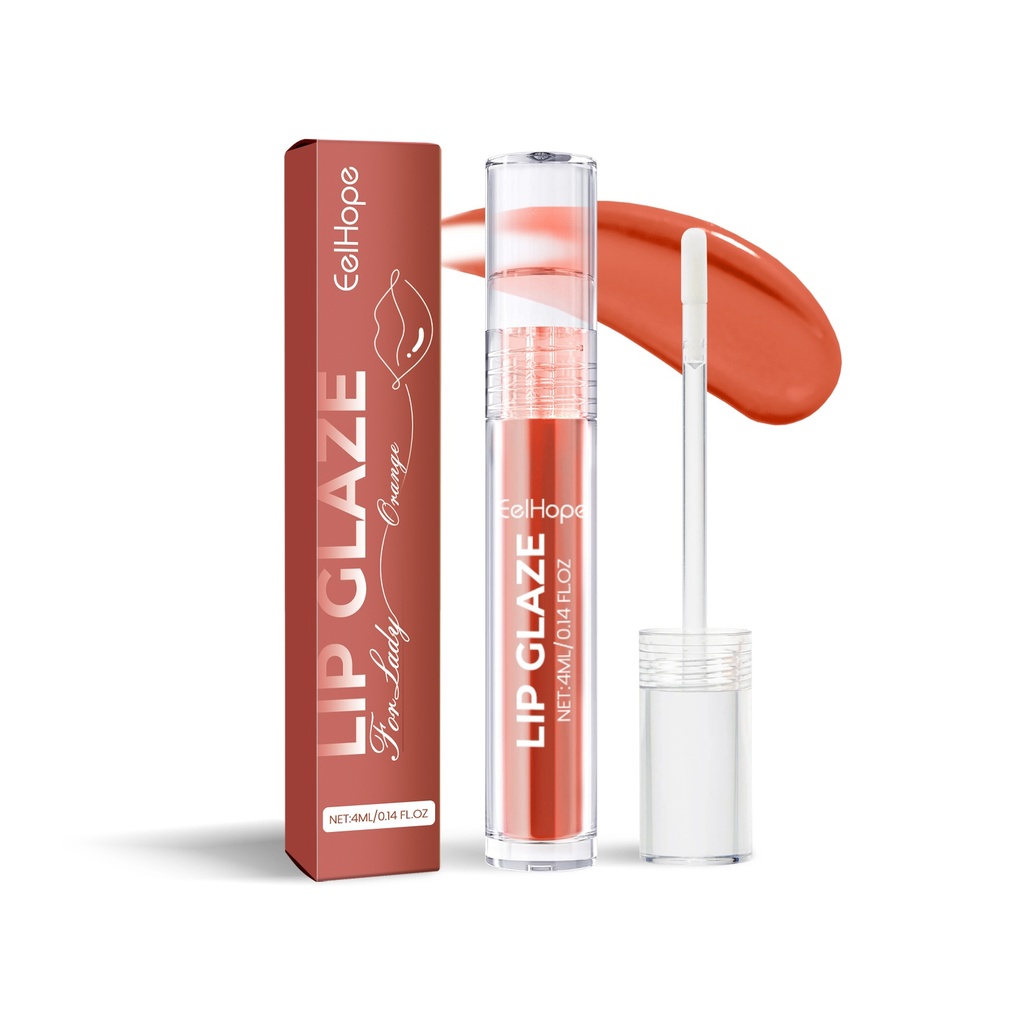 Eelhope Lip Glaze, màu sắc bền, không phai, không dính cốc, son dưỡng ẩm di động