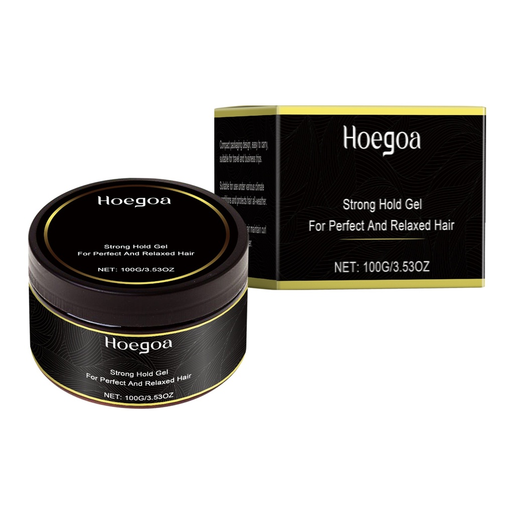 Gel Tạo Kiểu Tóc Hoegoa, Dưỡng Ẩm và Chữa Trị Gel Tạo Kiểu Tự Nhiên Với Tóc Xoăn Cho Những Người Lười Biếng