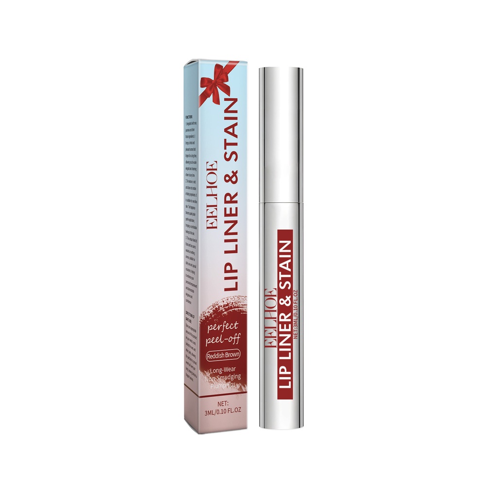 EELHOE Peel Lip Gloss Series Màu tự nhiên và dễ dàng, Làm sáng và Dưỡng ẩm Bút chì môi đa sắc