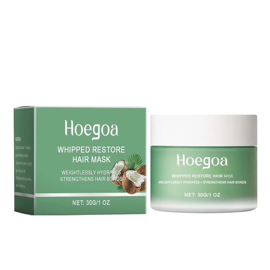 Mặt nạ tóc dưỡng ẩm Hoegoa Dưỡng và cung cấp độ ẩm cho tóc khô và tóc xoăn