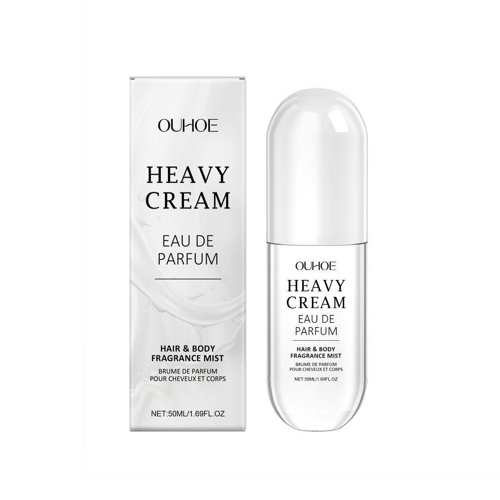 Nước Hoa Xịt OUHOE Nữ Hương Sữa, Xịt Tóc Cơ Thể Nhẹ Nhàng, Tươi Mát và Lâu Dài