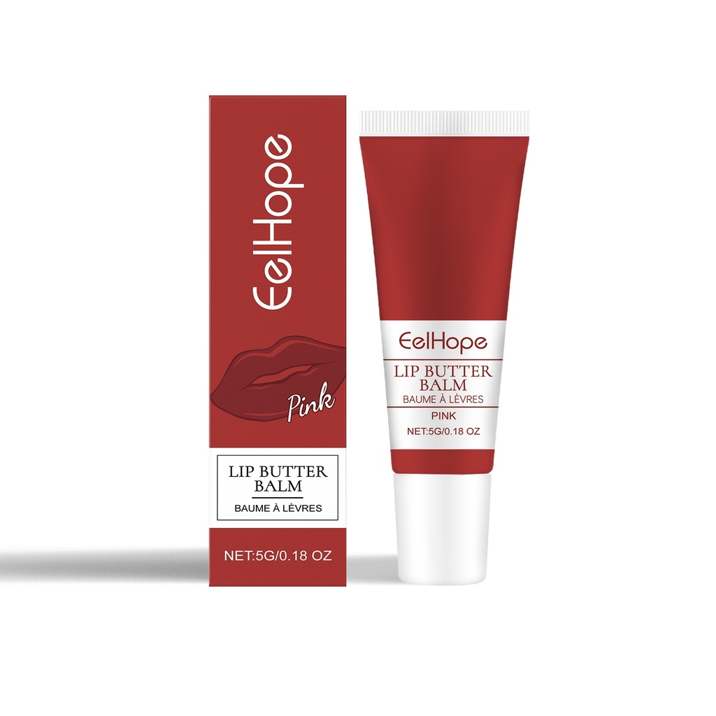 Eelhope Moisturizing And Hydrating Colored Lip Balm (Pink), Water-Rich And Color-Stimulating, Not Easy To Stick To The Glass, Long-Lasting And Portable Lipstick