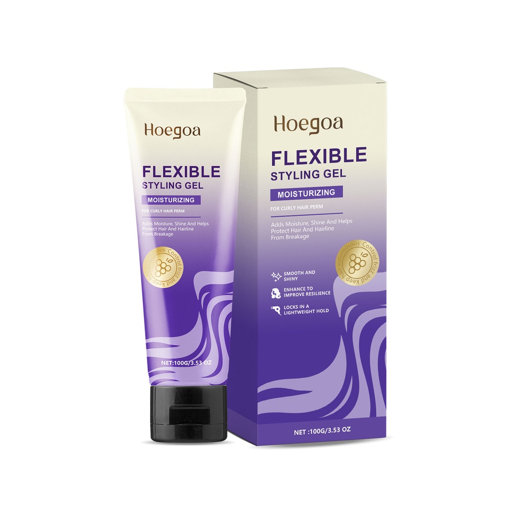 Gel tạo kiểu Hoegoa Curl Gel dưỡng ẩm tóc, nhẹ nhàng, tươi mát và bền lâu.